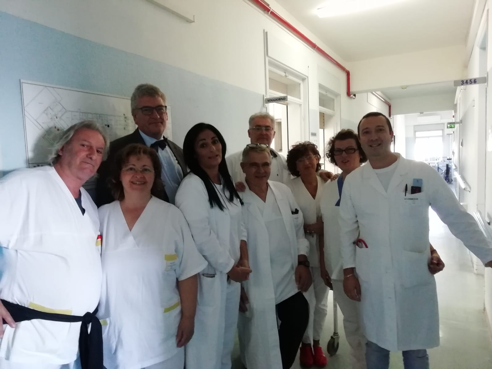 Il personale del Presidio territoriale di assistenza di Casoli