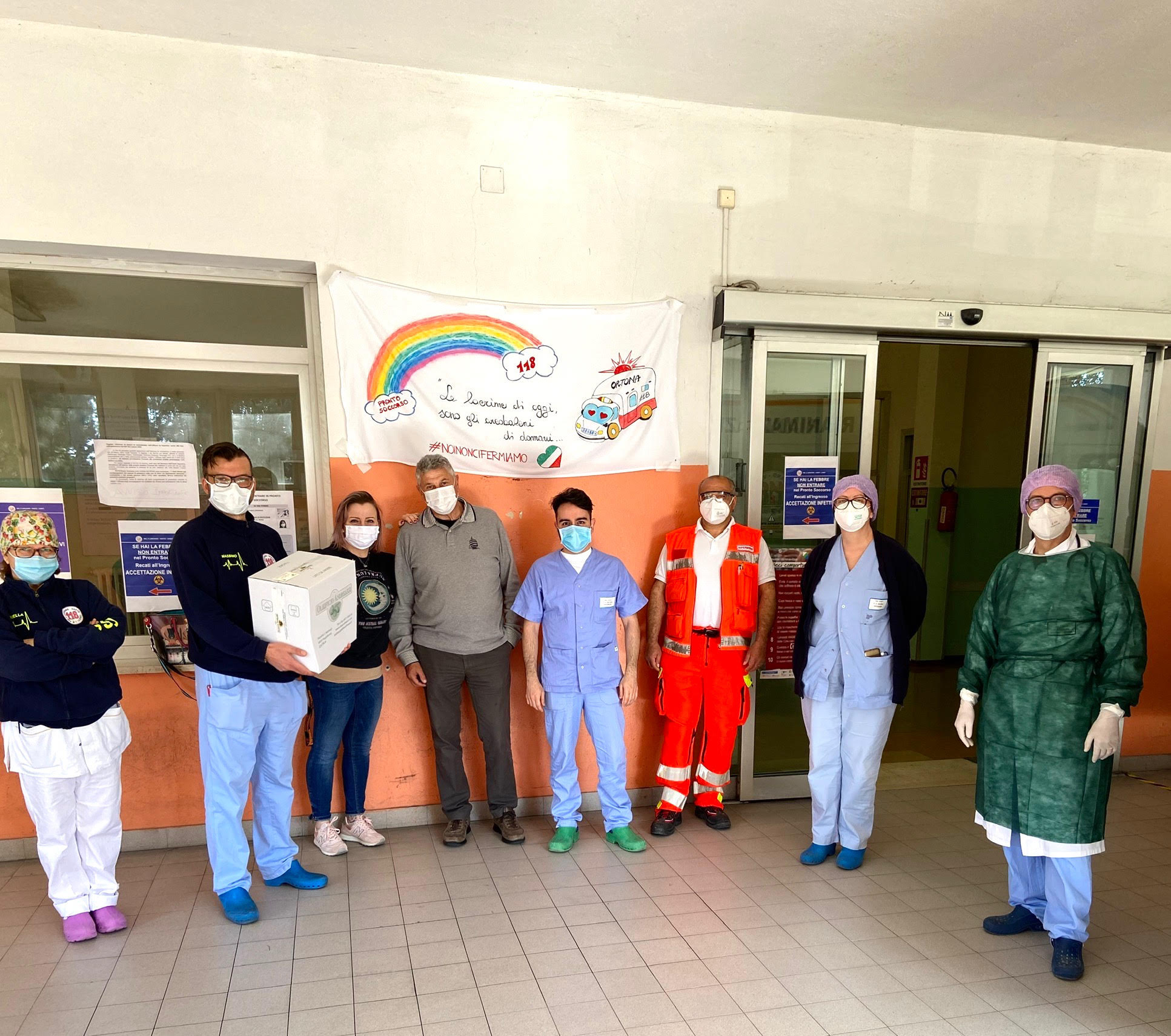 Covid-19, dispositivi di protezione in dono a 118 e Pronto soccorso di Ortona dall’Oleificio Andreassi