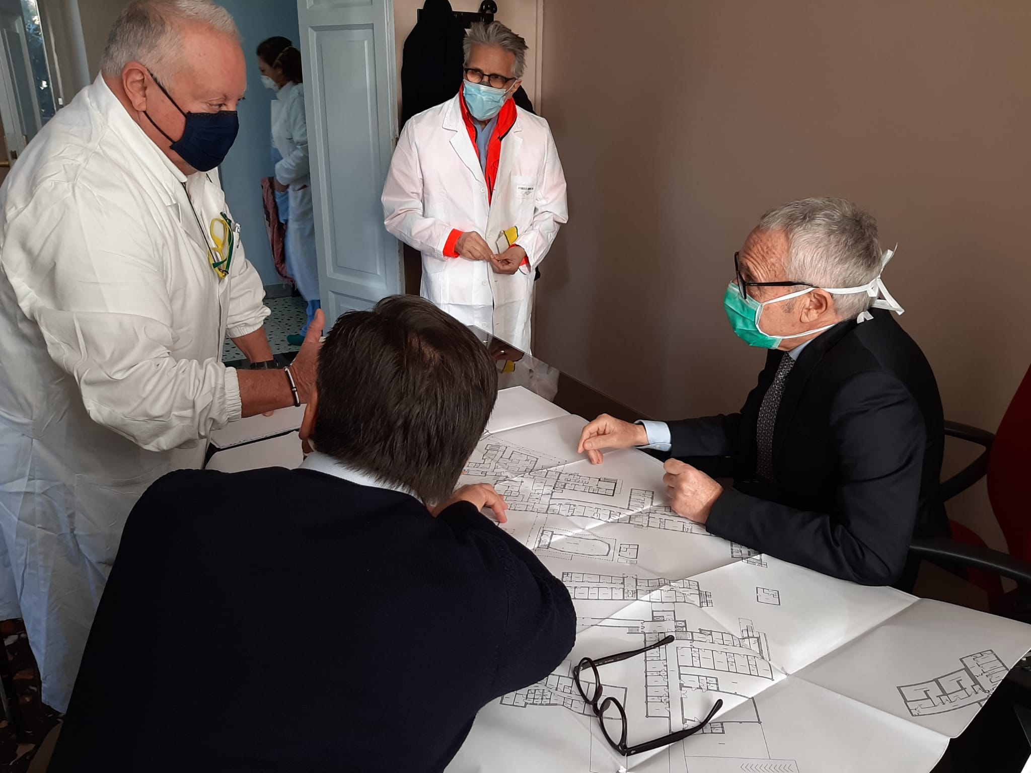 Covid-19, vertice a Lanciano per i lavori al ”Renzetti”. Cantiere per Radiologia e Pronto soccorso