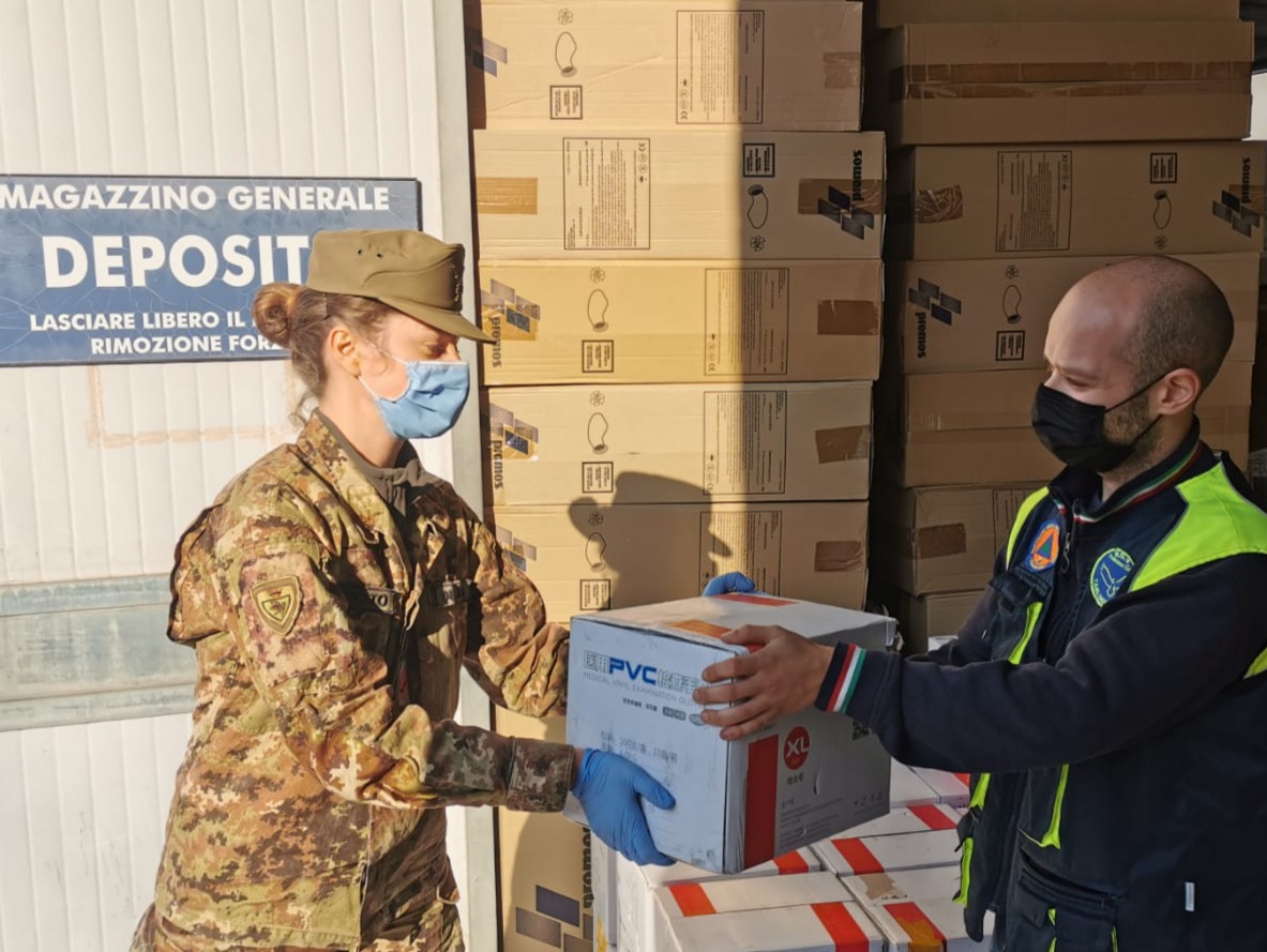 Coronavirus, da Alpini e Protezione civile 130mila dispositivi di protezione per lo screening di massa in provincia di Chieti