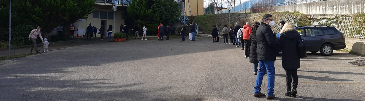 Coronavirus, trovati 76 positivi con lo screening. A Francavilla al Mare e San Giovanni Teatino tamponi per tutta la settimana