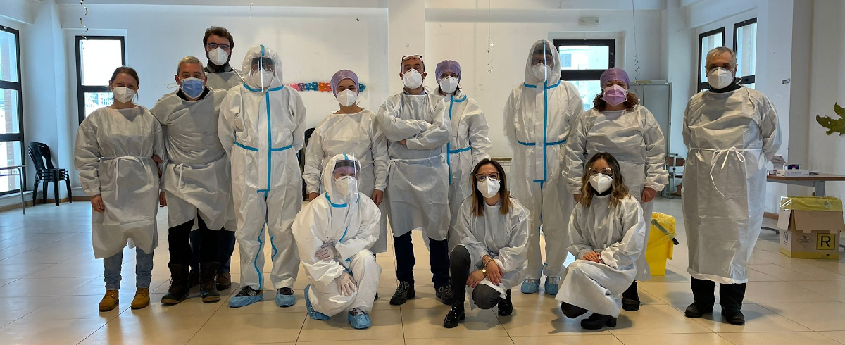 Coronavirus, la neve non ferma lo screening. Grande partecipazione a Vasto e Atessa