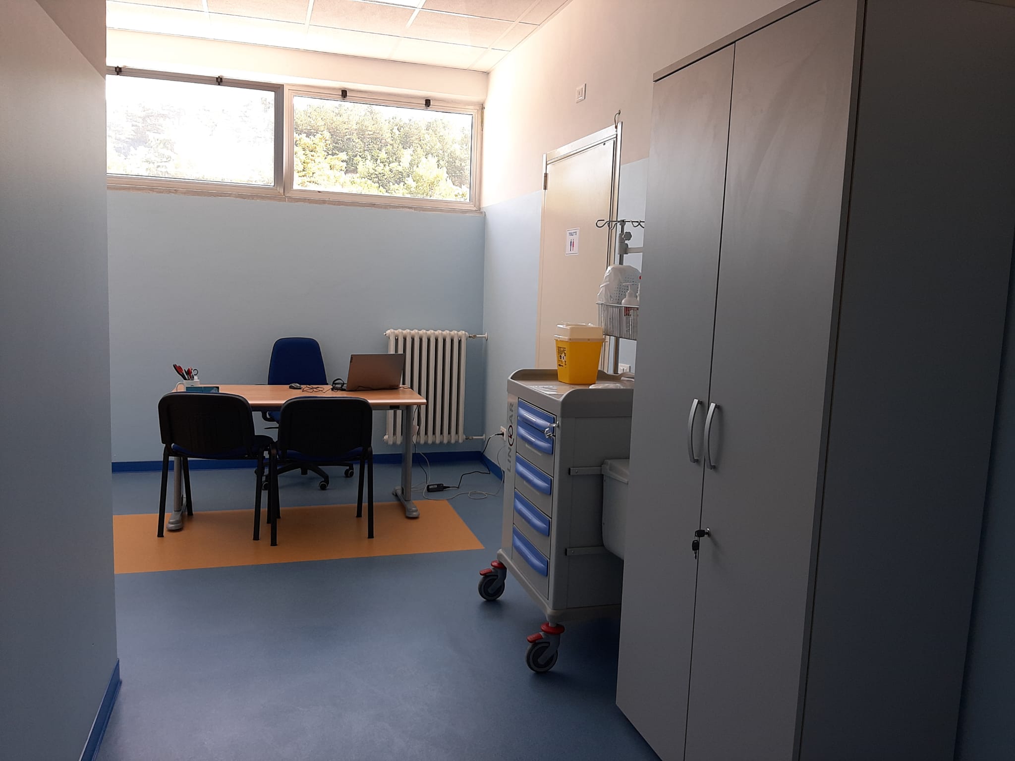 Aperto nuovo centro vaccinale a Guardiagrele. Schael: “A fine pandemia sarà un grande poliambulatorio”