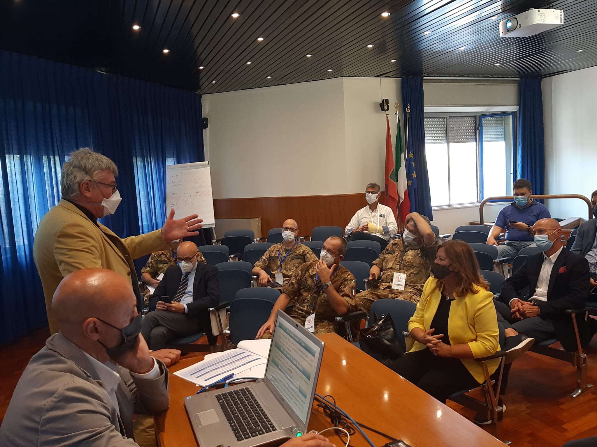 Covid-19, militari inviati da Figliuolo in visita a Chieti: “Bene tutti i lavori realizzati con i fondi speciali Covid-19”