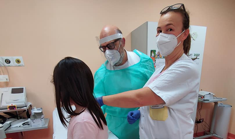 Covid-19, nell’ospedale di Chieti vaccinazioni per i bambini con diabete