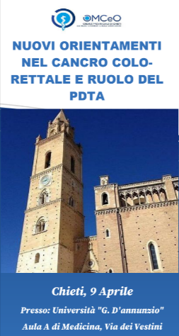 Convegno su nuovi orientamenti del cancro colo-rettale e ruolo del Pdta – Chieti, 9 aprile 2022