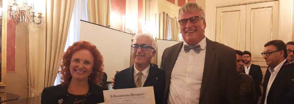 Onorificenze al merito della Repubblica, Leonardo Mastropasqua nominato commendatore e Maria Di Sciascio insignita del titolo di cavaliere