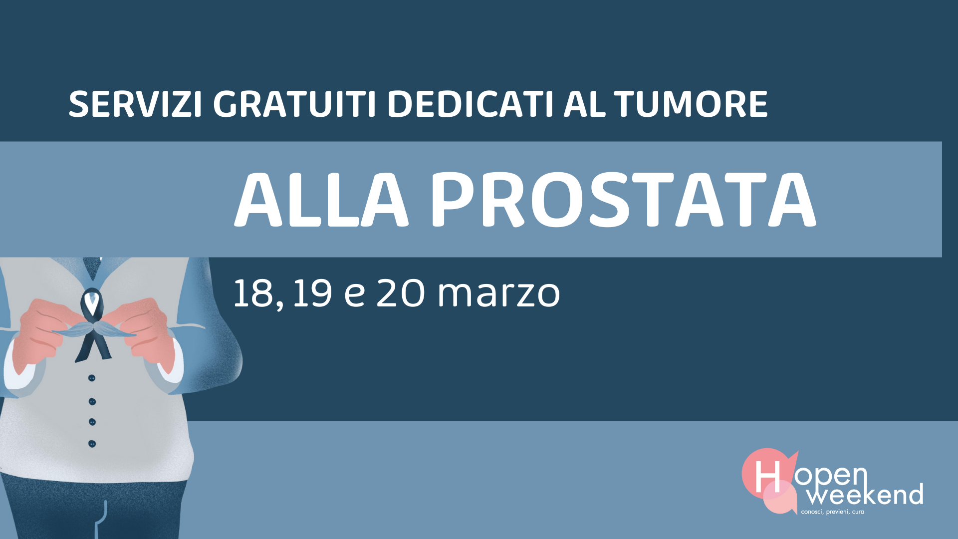 Tumore alla prostata: visite gratuite e consulenze venerdì 18 marzo 2022 negli ospedali di Chieti, Lanciano e Vasto per l'(H)Open Weekend di Fondazione Onda