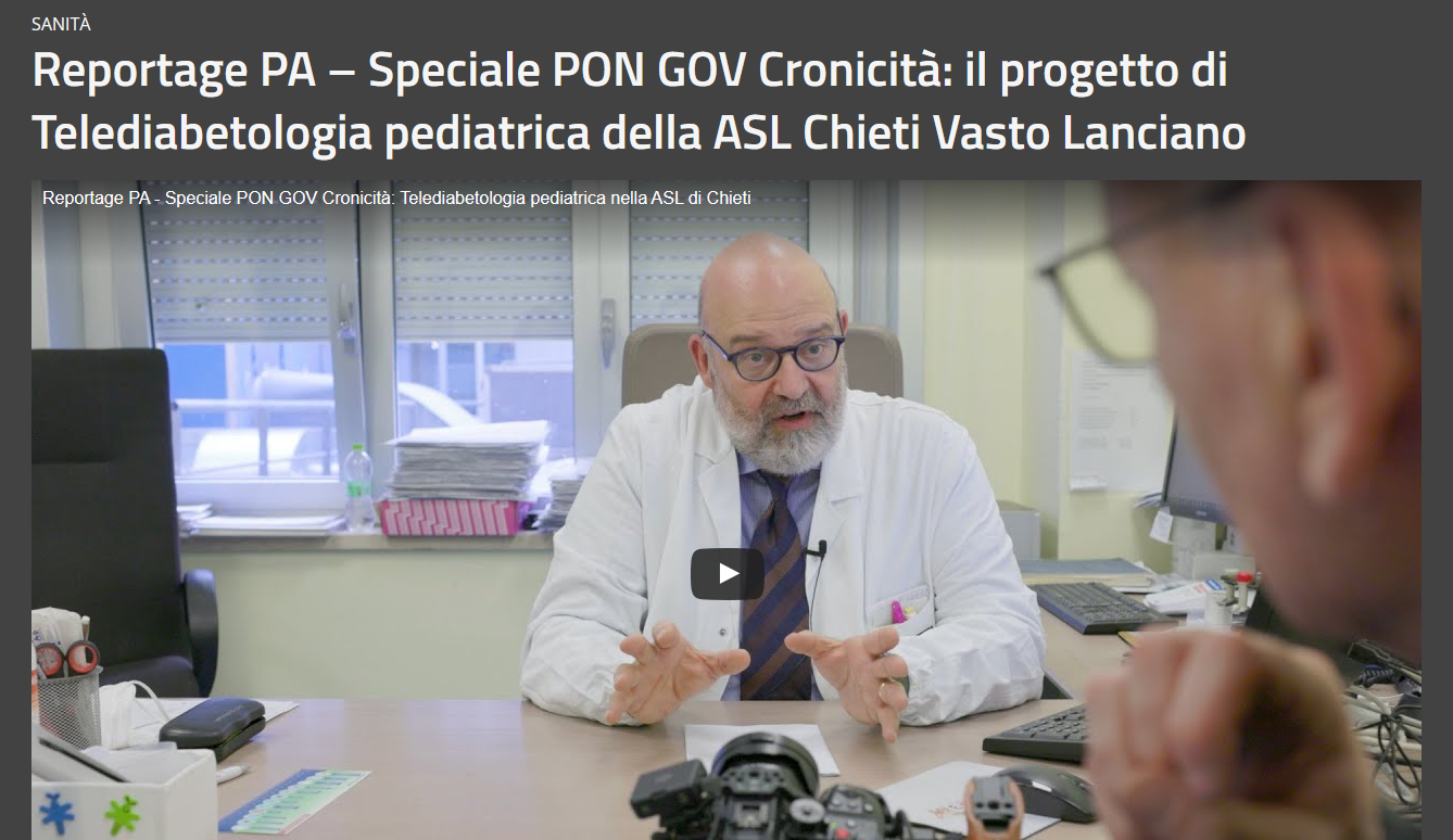 Reportage Forum PA sul progetto di telediabetologia pediatrica della Asl Lanciano Vasto Chieti
