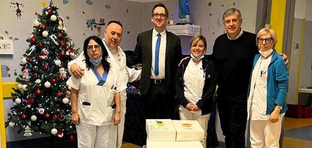 Donazione alla pediatria di Lanciano per la diagnosi dell’asma nei bambini