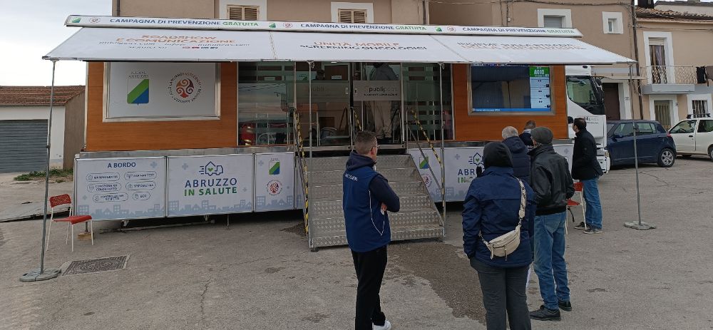 Casa della salute mobile in provincia di Chieti, gli appuntamenti fino al 2 aprile 2025