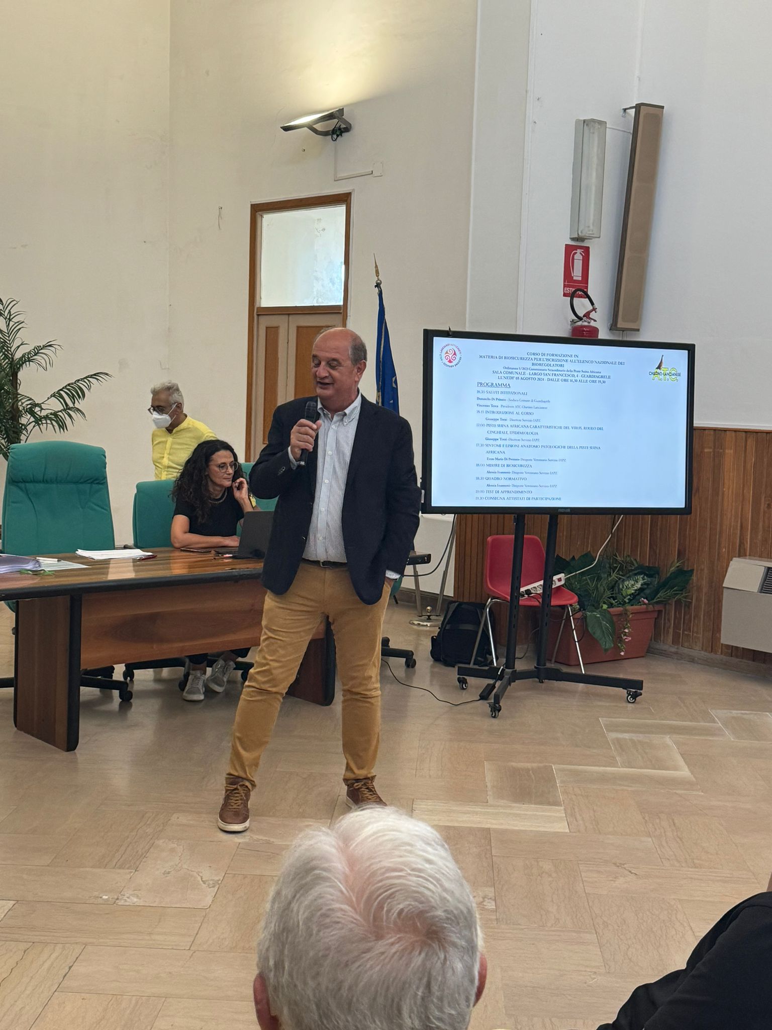 A Guardiagrele un corso di formazione Asl in materia di biosicurezza nella gestione faunistica del cinghiale nelle zone di restrizione da peste suina africana