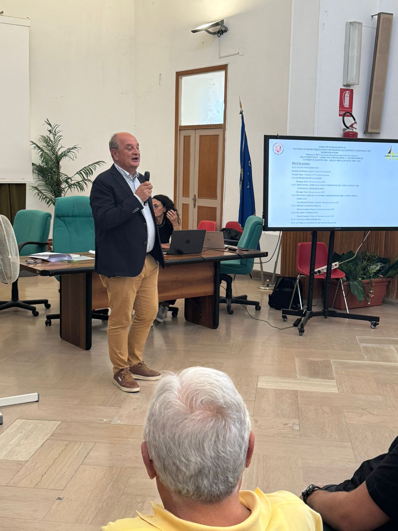 A Guardiagrele un corso di formazione Asl in materia di biosicurezza nella gestione faunistica del cinghiale nelle zone di restrizione da peste suina africana
