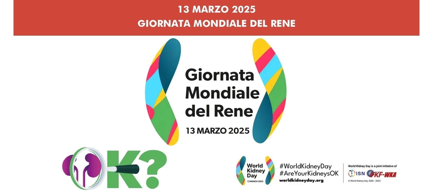 Giornata mondiale del rene 2025: screening gratuiti e incontri a Lanciano e Vasto giovedì 13 marzo 2025