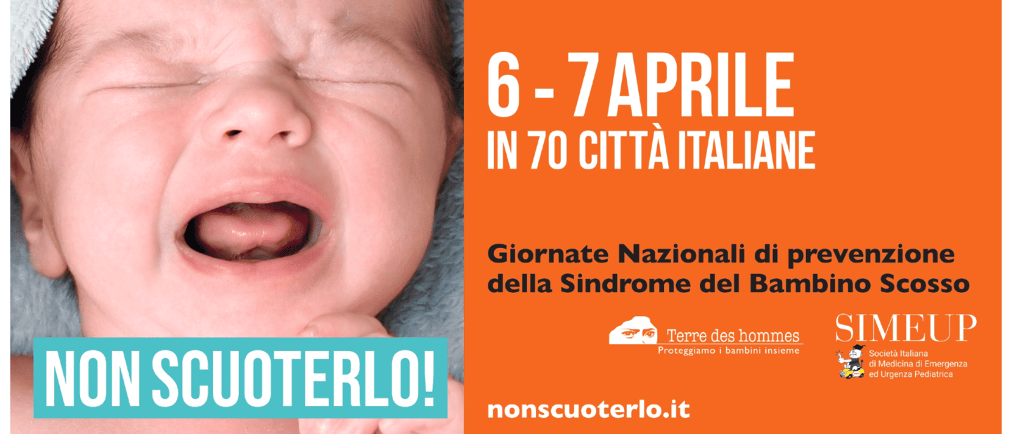 Giornate nazionali di prevenzione della sindrome del bambino scosso: incontri a Chieti e Vasto il 6 e 9 aprile 2025