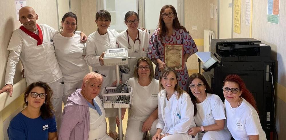 Elettrocardiografo donato alla Geriatria di Vasto