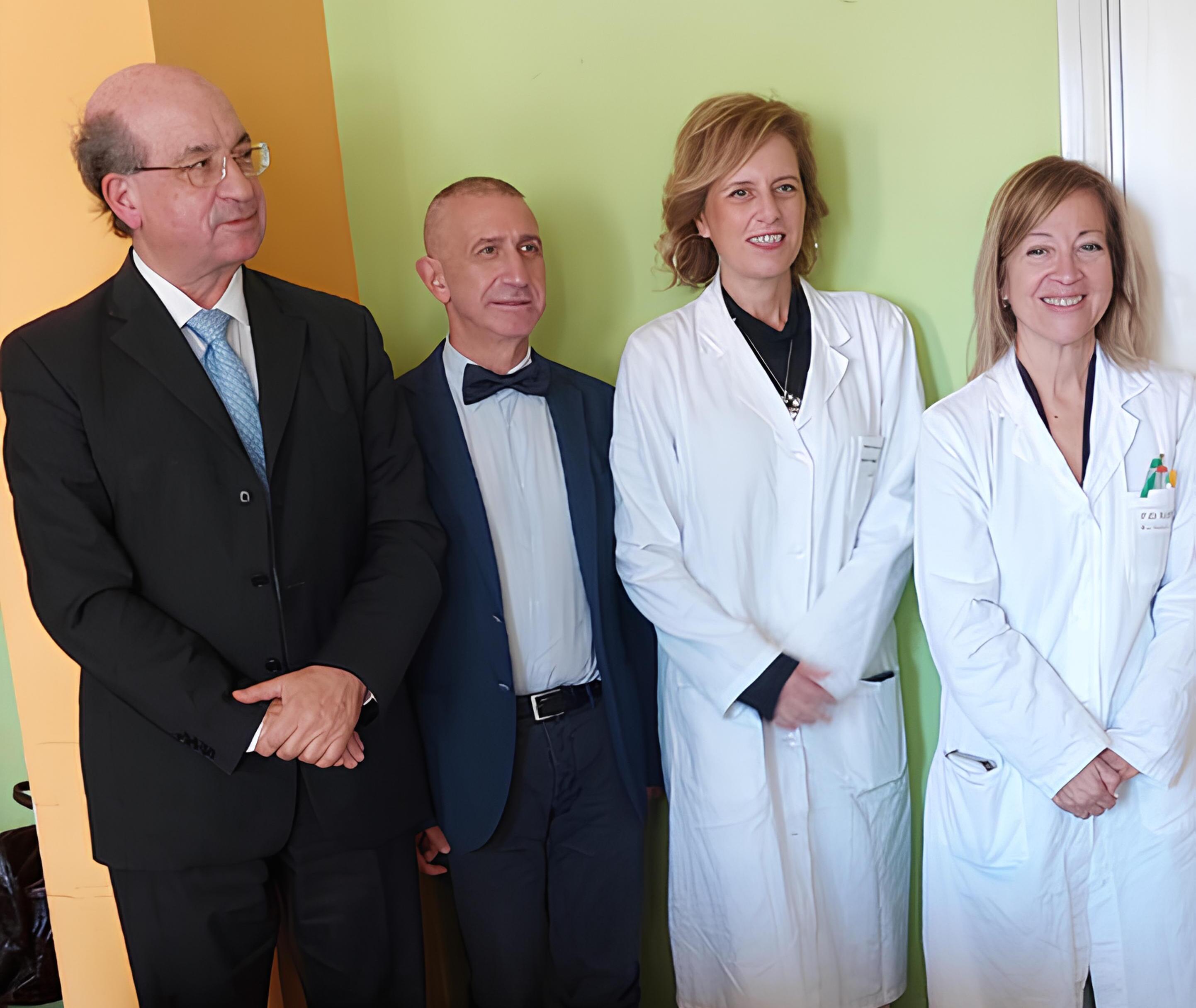da sinistra Francesco Chiarelli, Gabriele D'Egidio, Laura Bonanni e Maria Marino