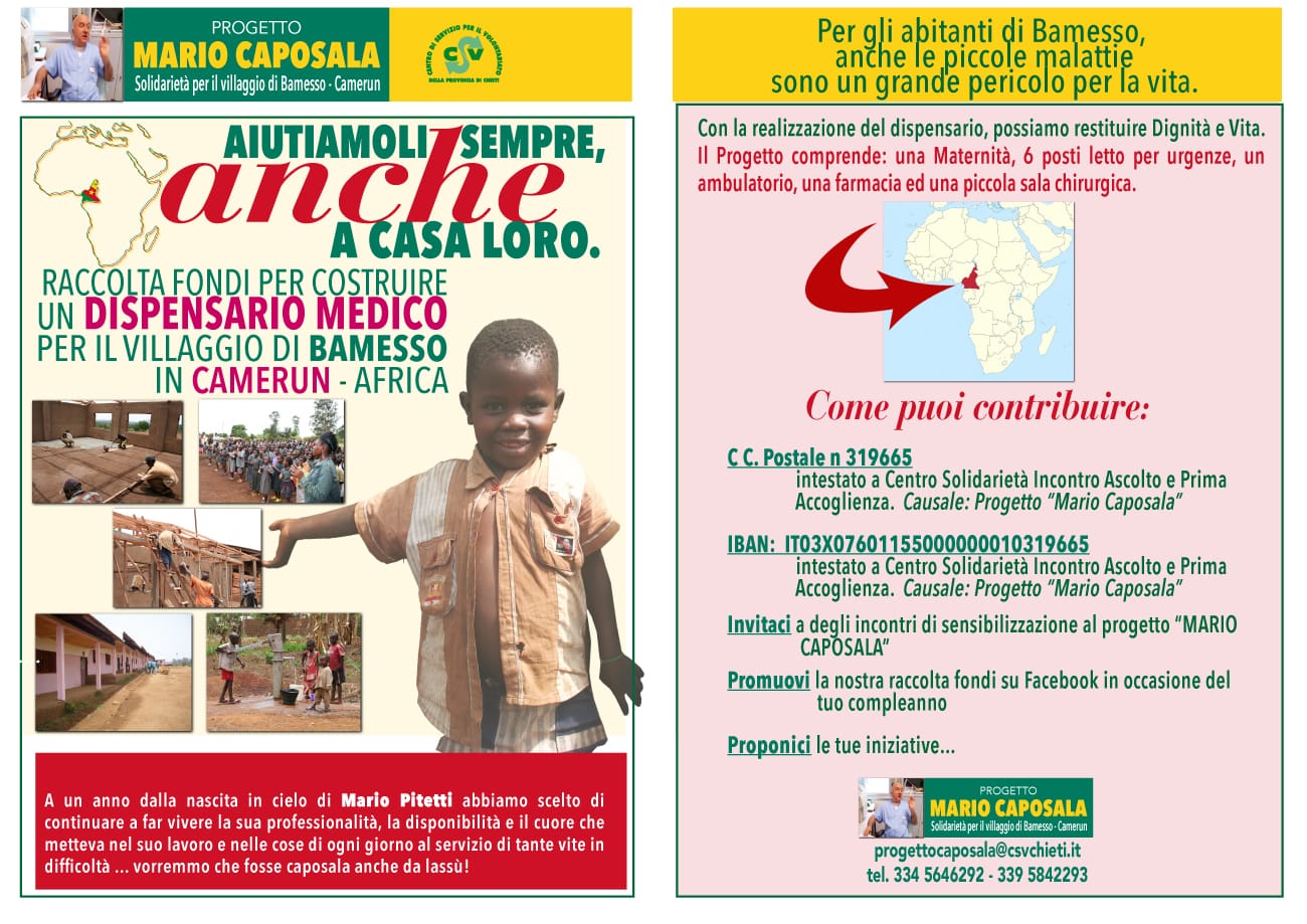 Il PROGETTO MARIO CAPOSALA Il PROGETTO MARIO CAPOSALA