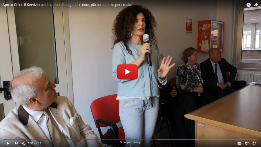 L’inaugurazione dell’area di degenza di Psichiatria a Chieti (VIDEO)
