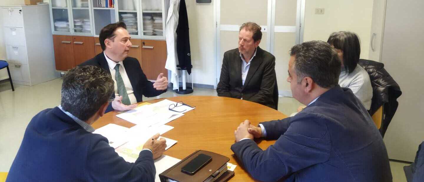 Il direttore generale della Asl, Mauro Palmieri, in visita a Guardiagrele: “Strategica l’integrazione con l’ospedale di Chieti”