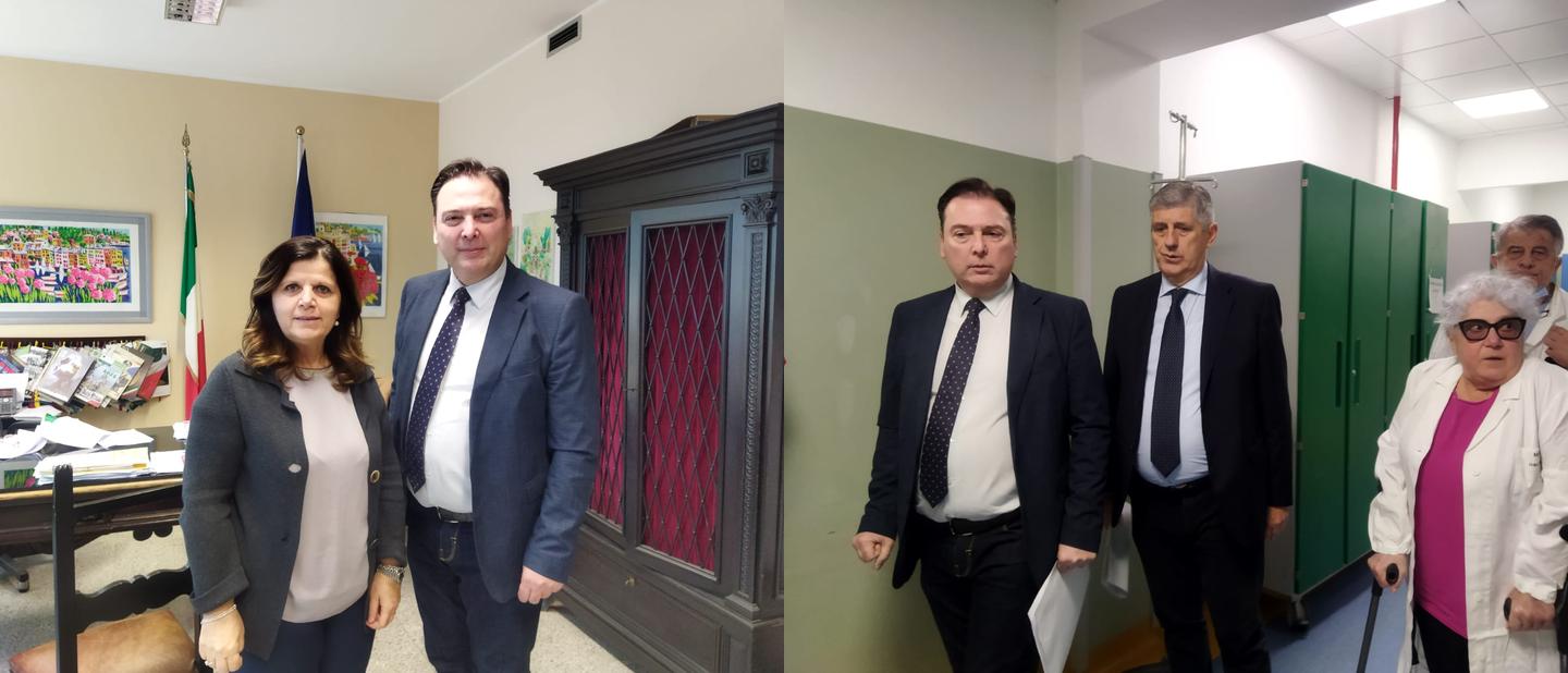 Visita del direttore generale Asl Mauro Palmieri all’ospedale di Lanciano: interventi prioritari su pronto soccorso e area medica