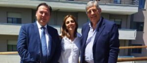 Da sinistra Mauro Palmieri, Beatrice Borghese e Raffaele Di Nardo