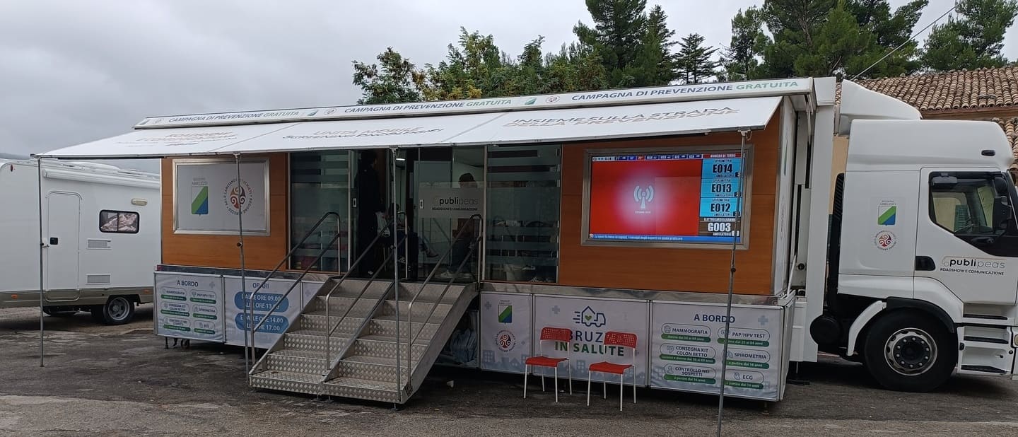 Casa della salute mobile, a settembre 2025 il tour della prevenzione fa tappa in nove comuni