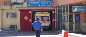 Ospedale di Chieti, l'ingresso del Pronto soccorso