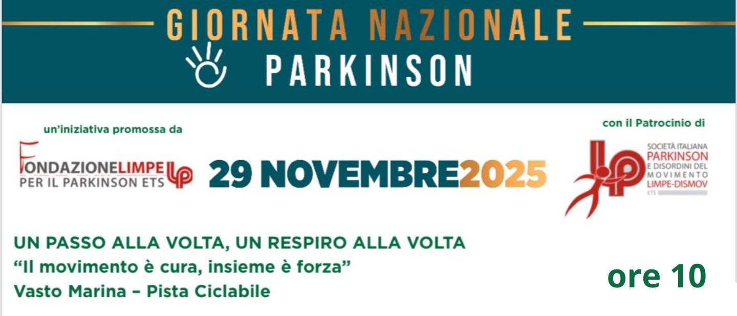 Parkinson, il movimento fa parte della cura: camminata e yoga sulla pista ciclabile di Vasto (sabato 29 novembre 2025)