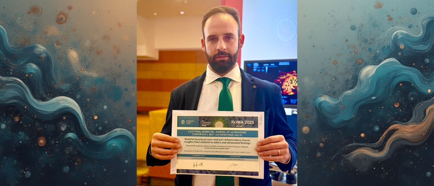 Riconoscimento prestigioso per uno studio della Clinica pediatrica di Chieti