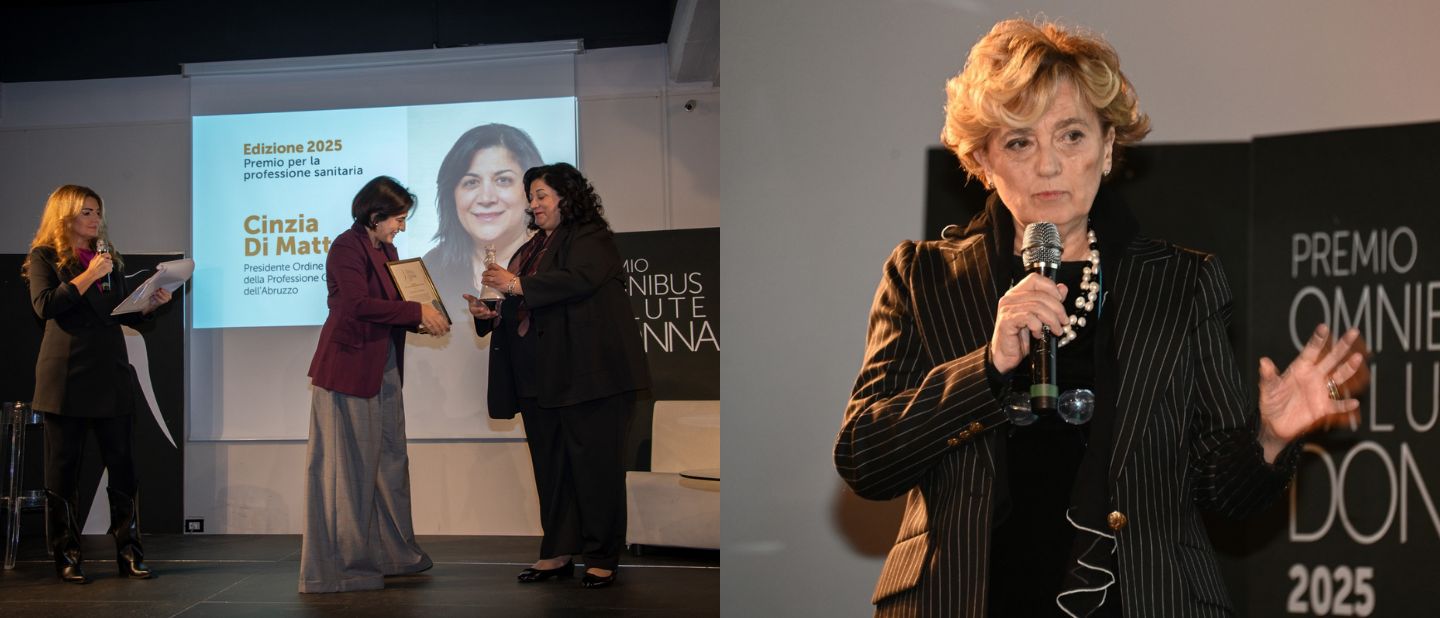 Premio Omnibus salute donna a Cinzia Di Matteo e Sabina Gallina
