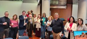 Lo scambio degli auguri con i rappresentanti delle associazioni