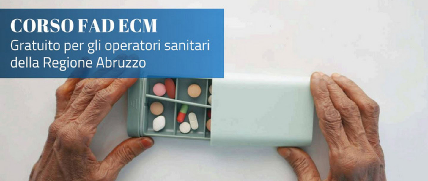 Antibiotici e politerapia nell’anziano, da Regione Abruzzo e Aifa due corsi di formazione gratuiti a distanza per operatori sanitari (26 crediti Ecm)