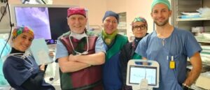 Lo staff della Cardiologia dell'ospedale di Lanciano