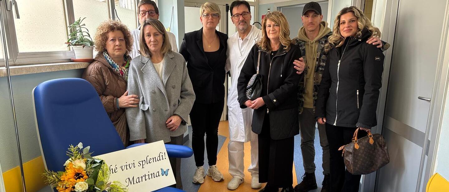 La memoria che diventa solidarietà: donata una poltrona per il Day hospital dell’Oncologia di Vasto 🌻