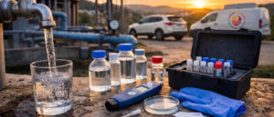 Acqua, prelievo campioni per analisi