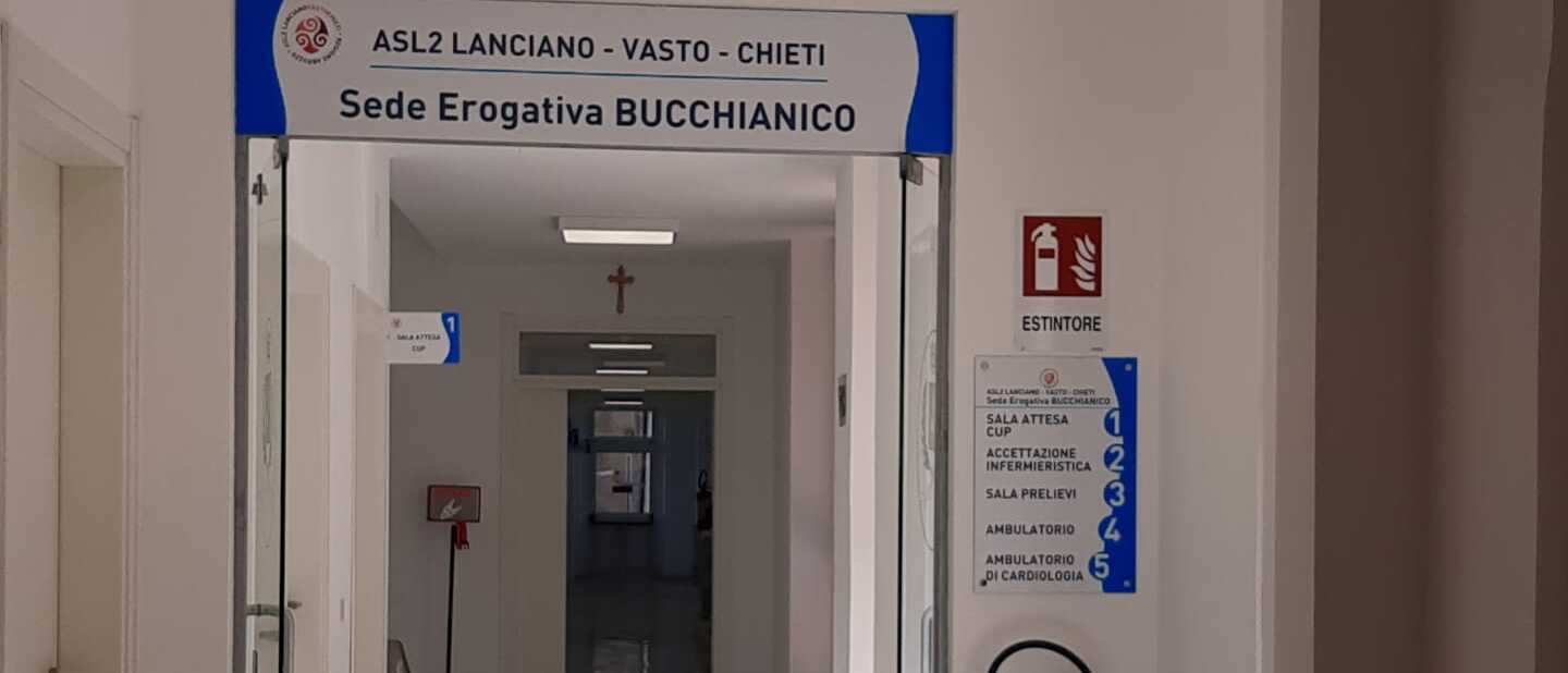 Bucchianico, punto prelievi chiuso dal 1° al 31 agosto 2026: le sedi alternative