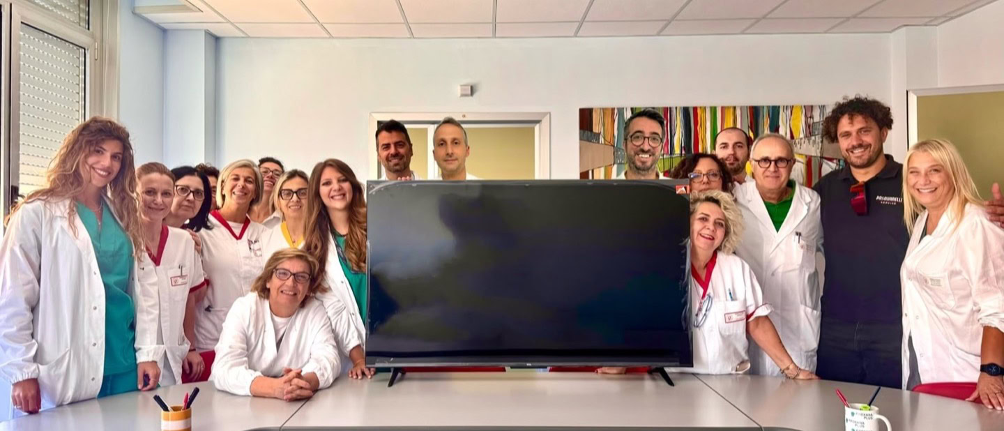 Una Tv in tutte le stanze dell’Urologia di Chieti